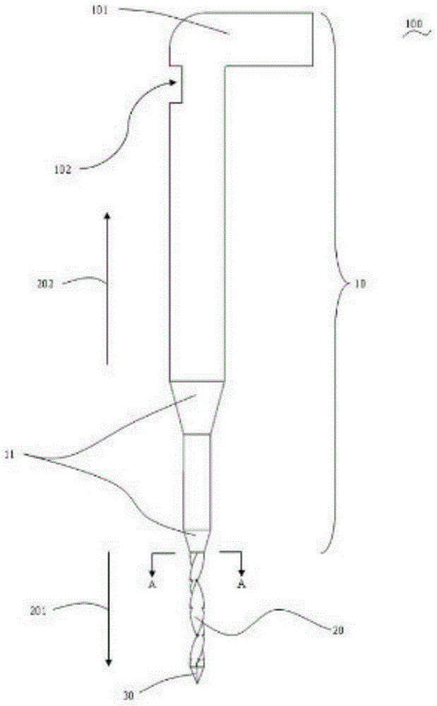 Non-woven needle of fabric