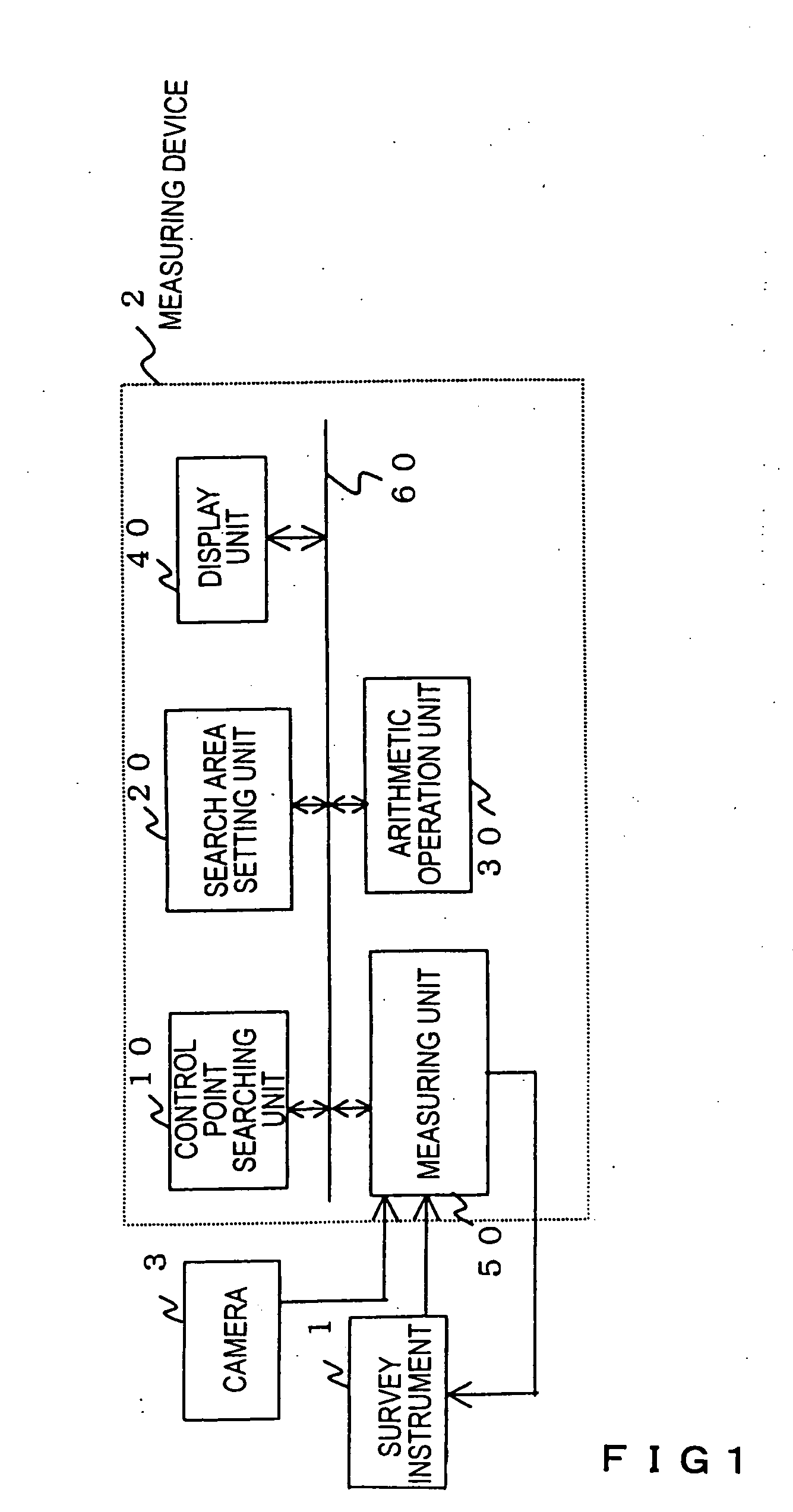 Stereo image measuring device