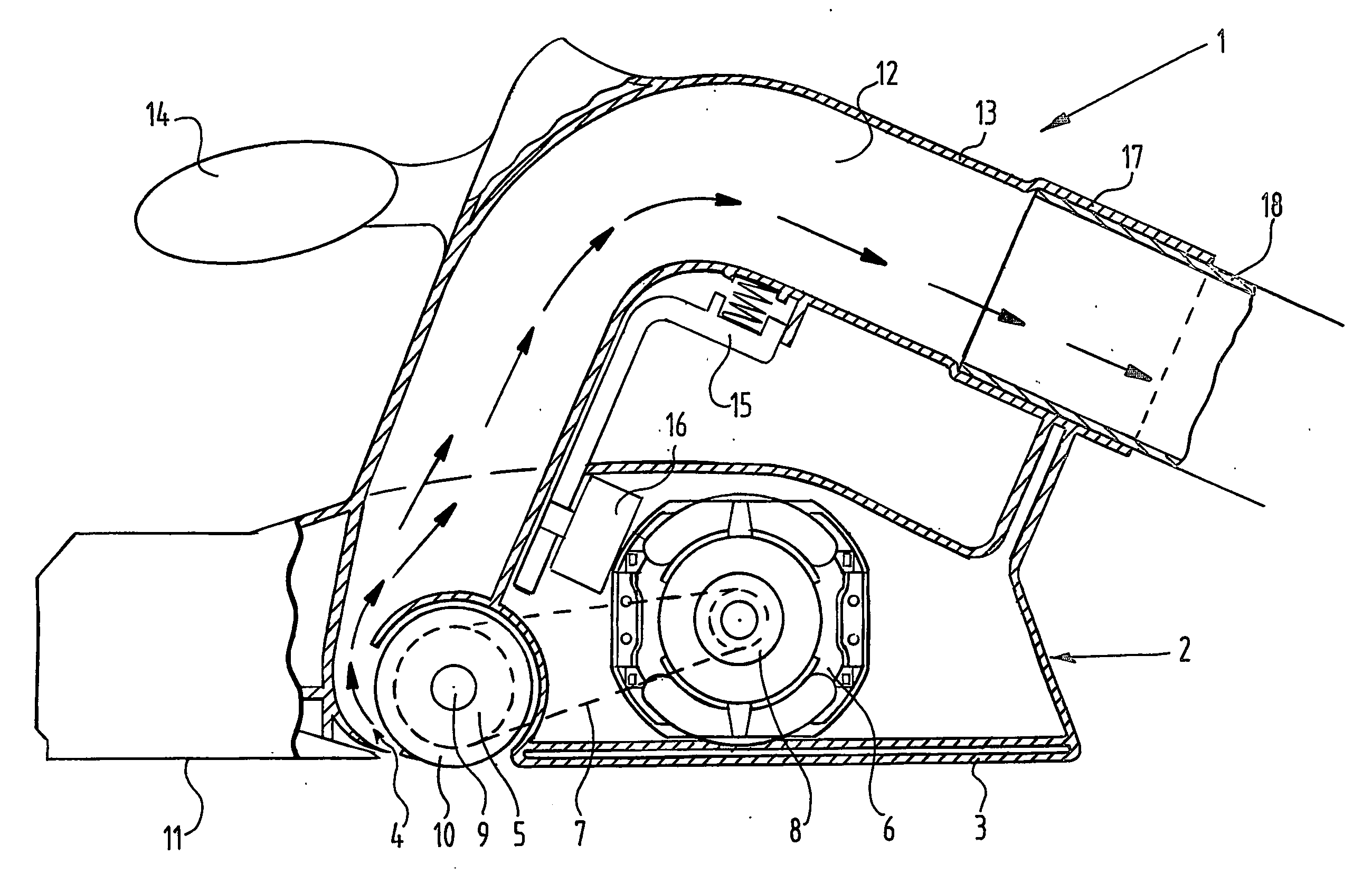 Planer with improved chip removal