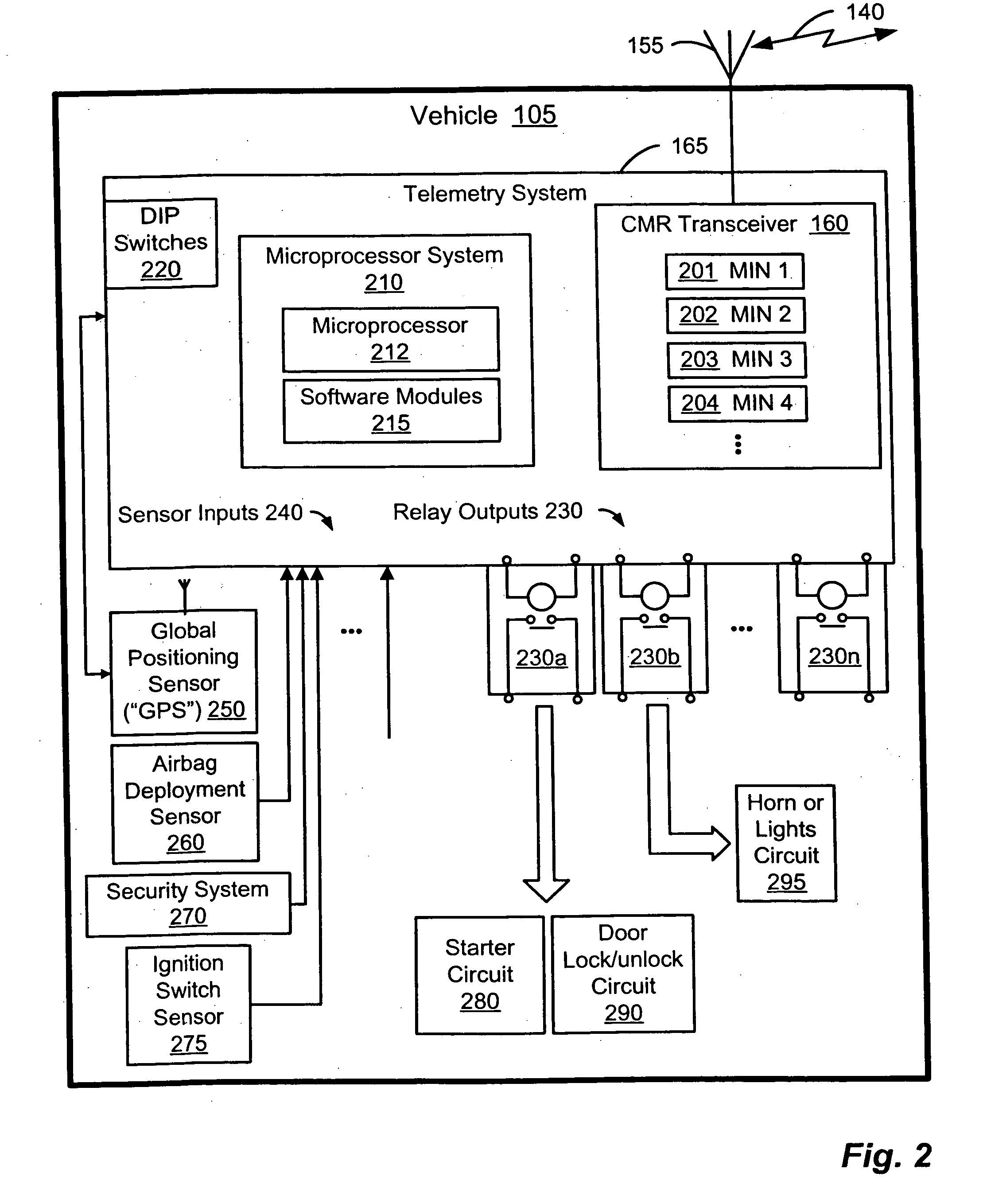Method and system for remotely monitoring the operations of a vehicle