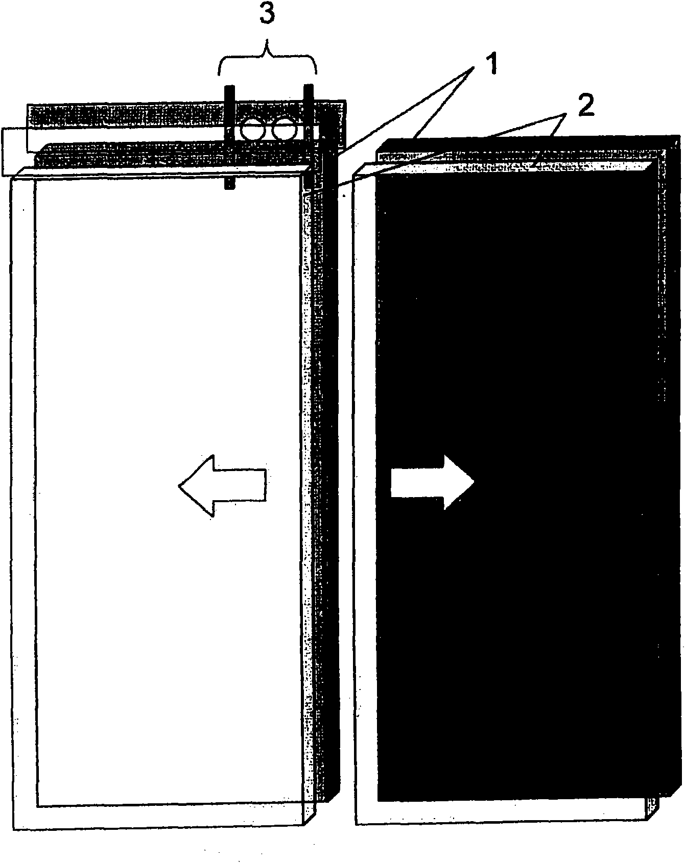 Control device of elevator door