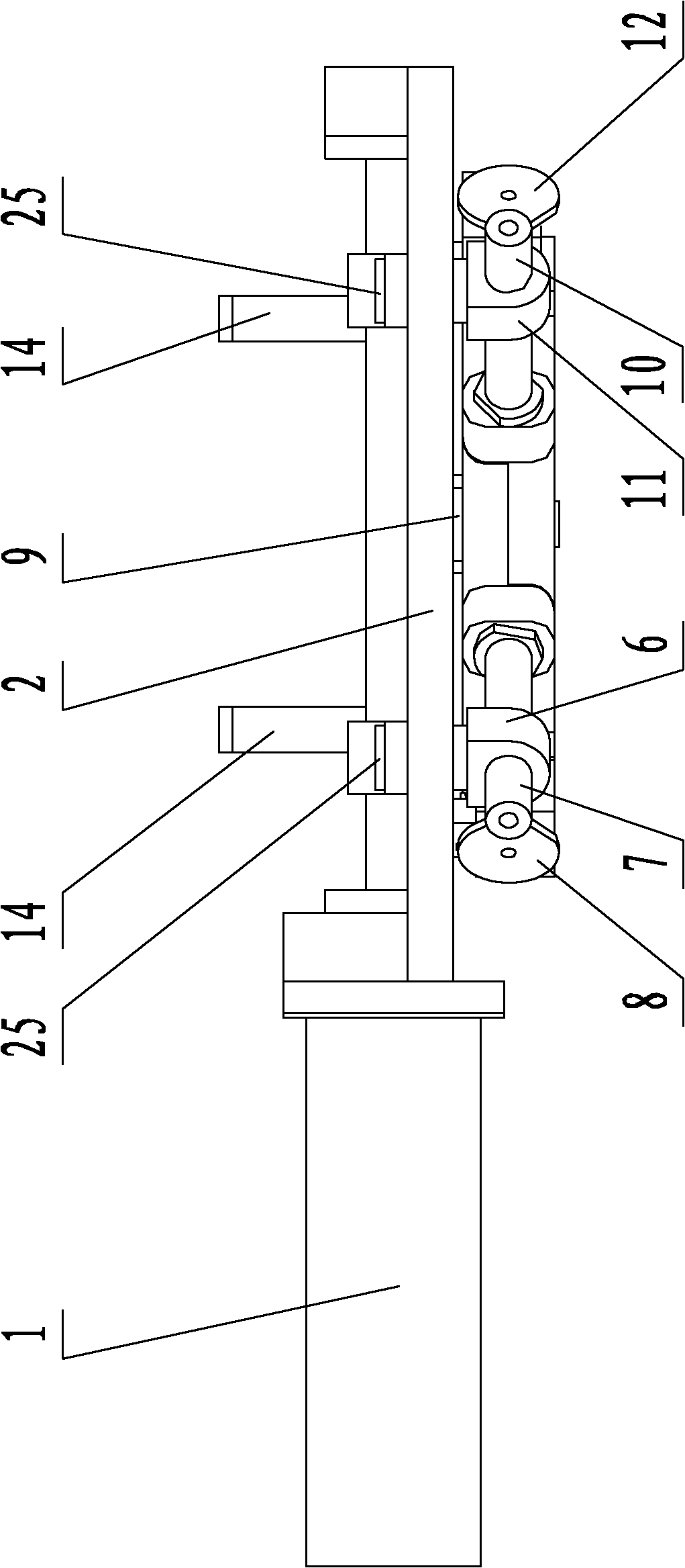 Wire stroking device for repairing broken strands of extra-high-voltage (EHV) transmission lines