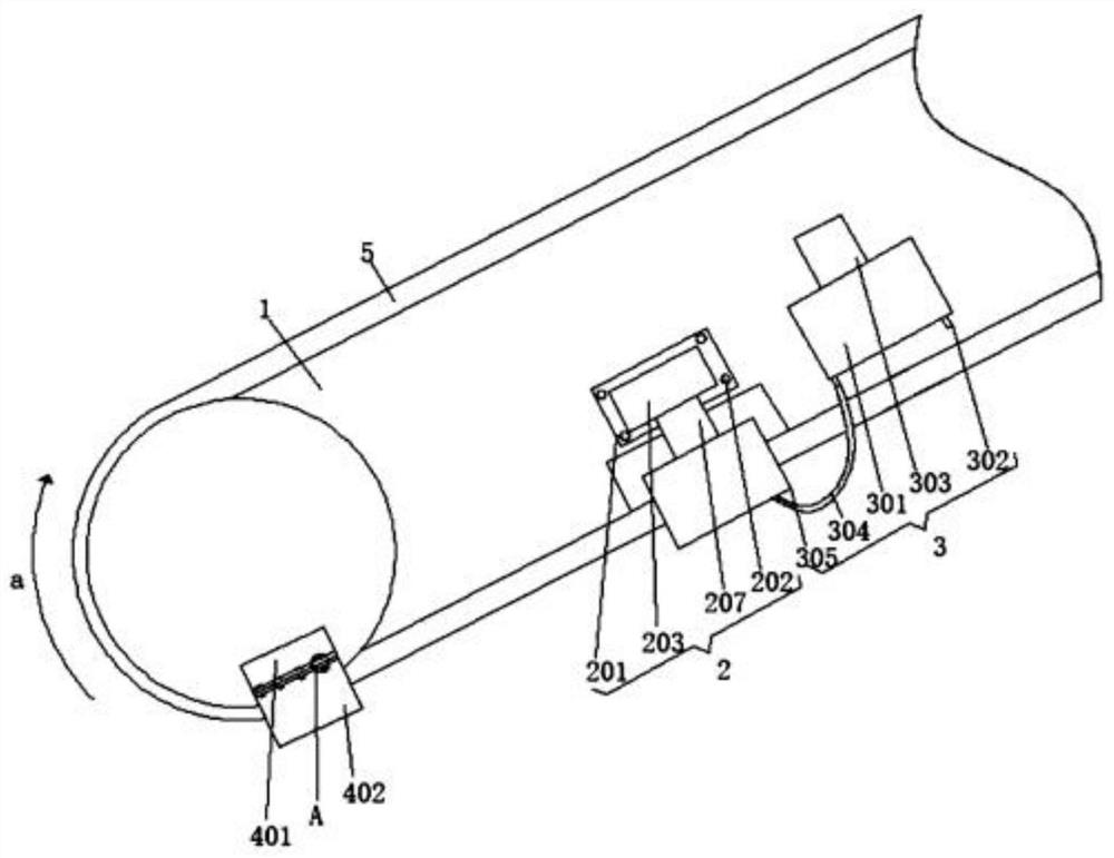Elevator handrail with disinfecting function and application method