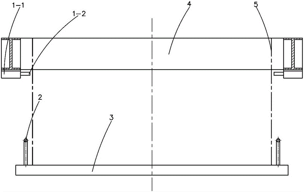 Method for avoiding car-carrying plate from transversely moving and swinging