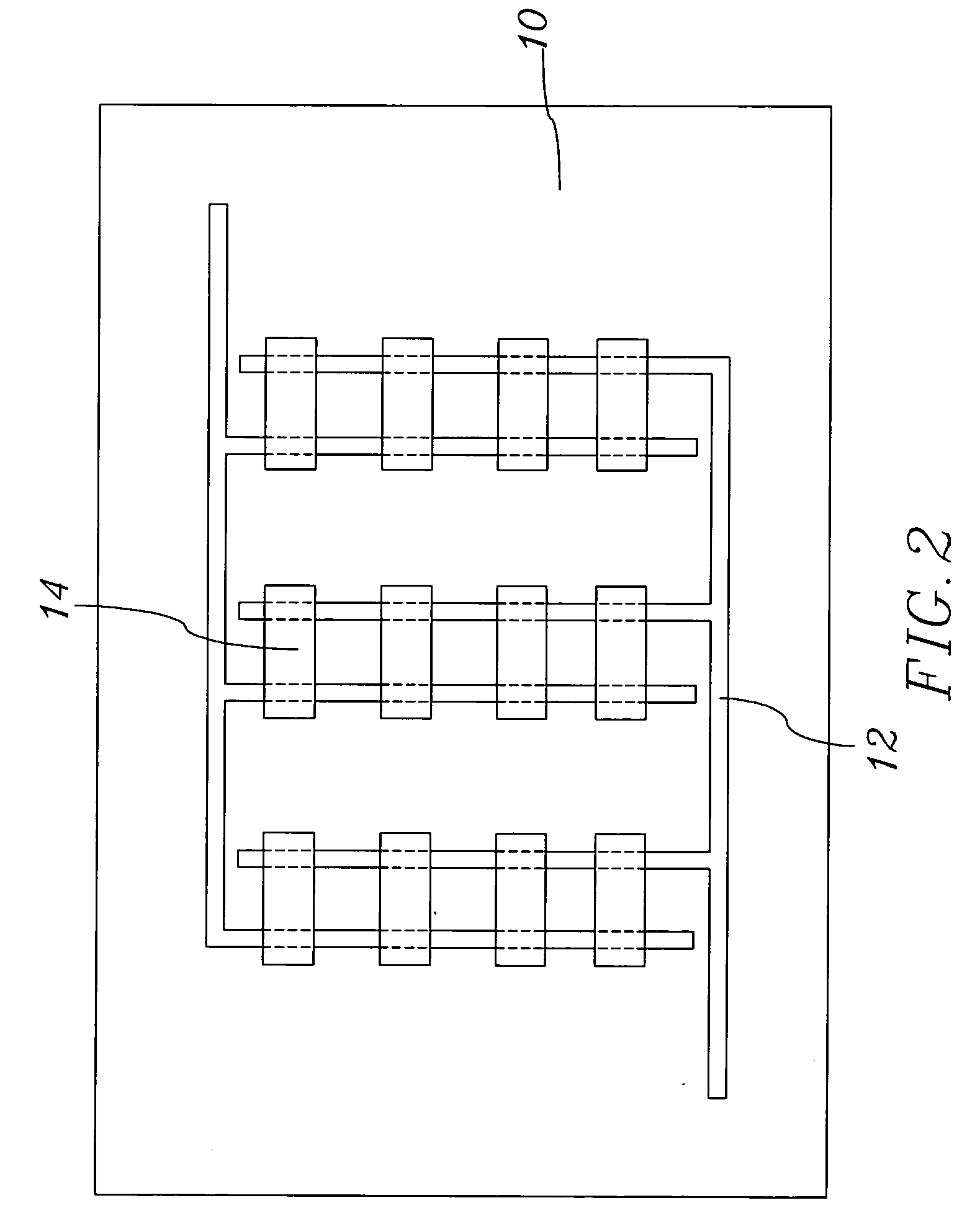 Package array and package unit of flip chip LED