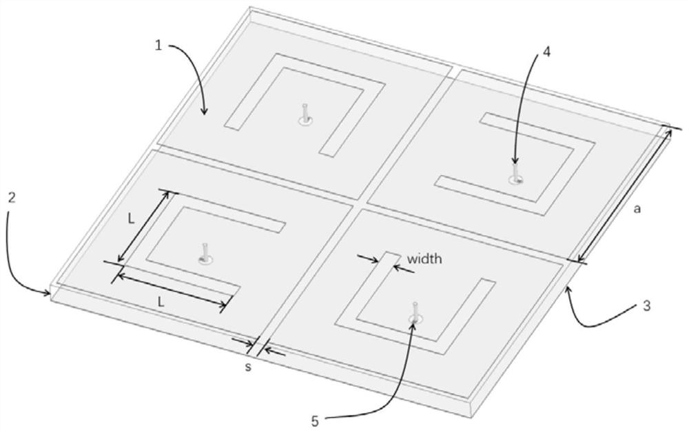 Electromagnetic energy collector based on metasurface