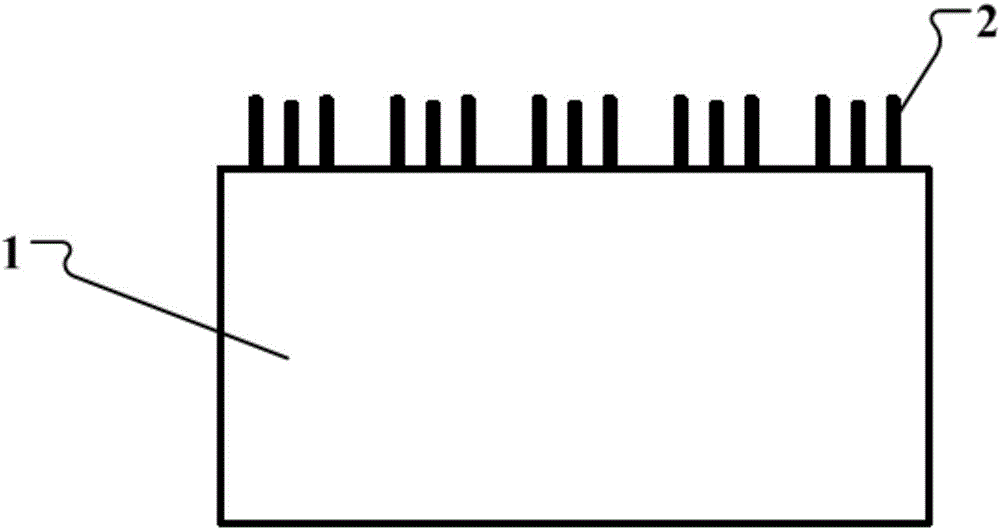 Cylindrical surface triangular axisymmetric array static spinning nozzle and static spinning method