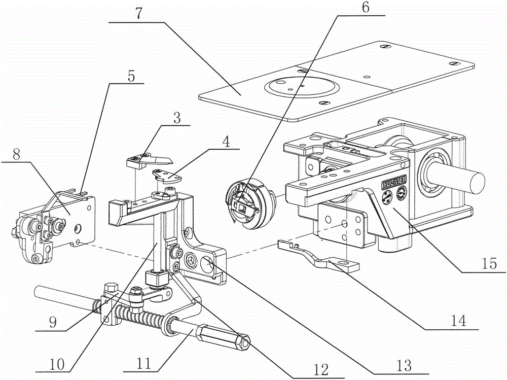 High precision thread trimming device and method for embroidery machine