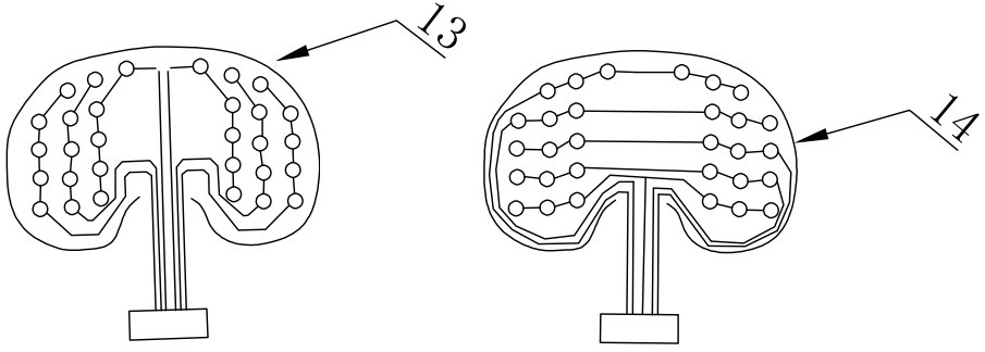 Knee joint replacement gap balance measurement system, preparation method and measurement method