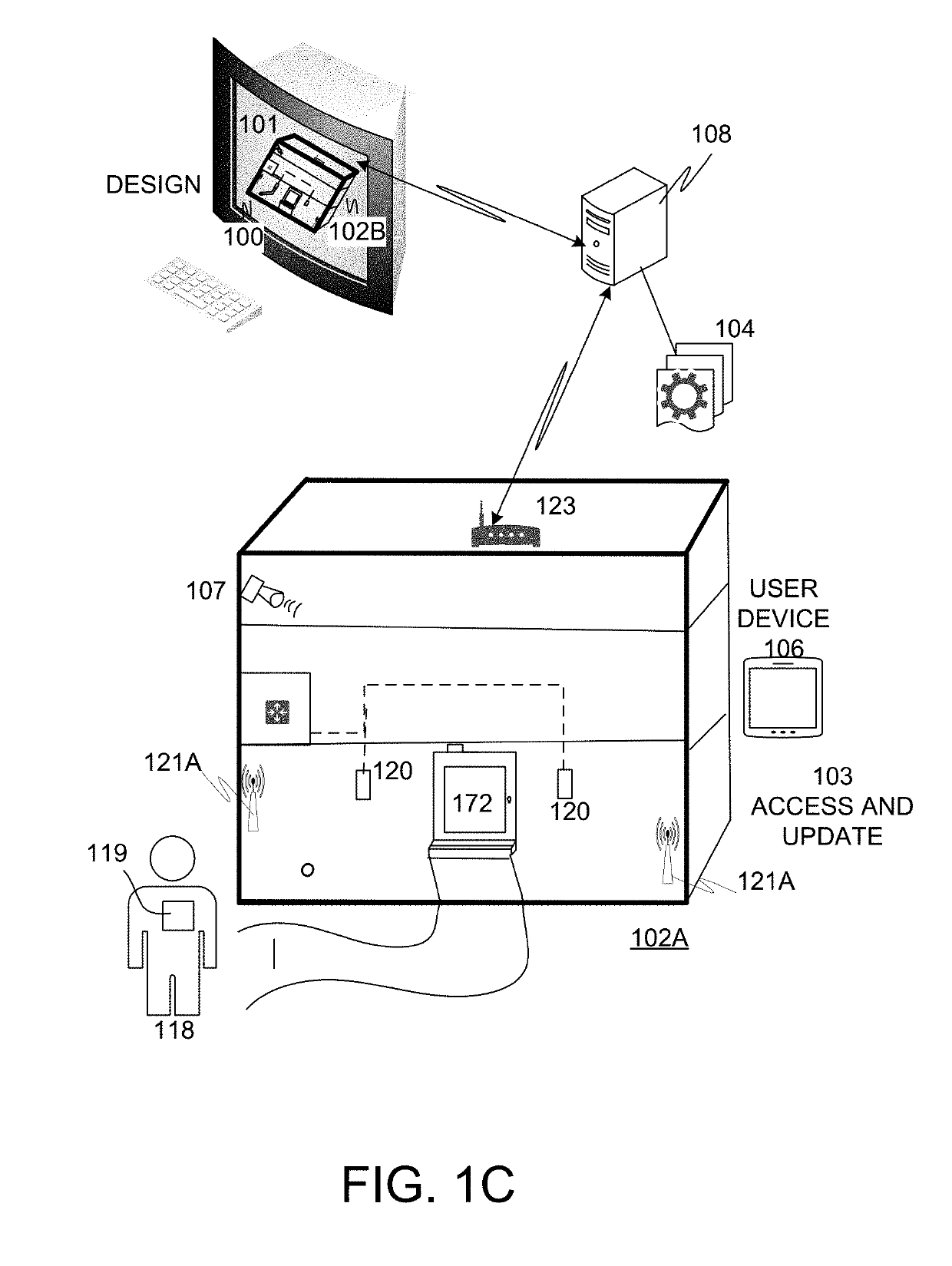 Orienteering system for responding to an emergency in a structure