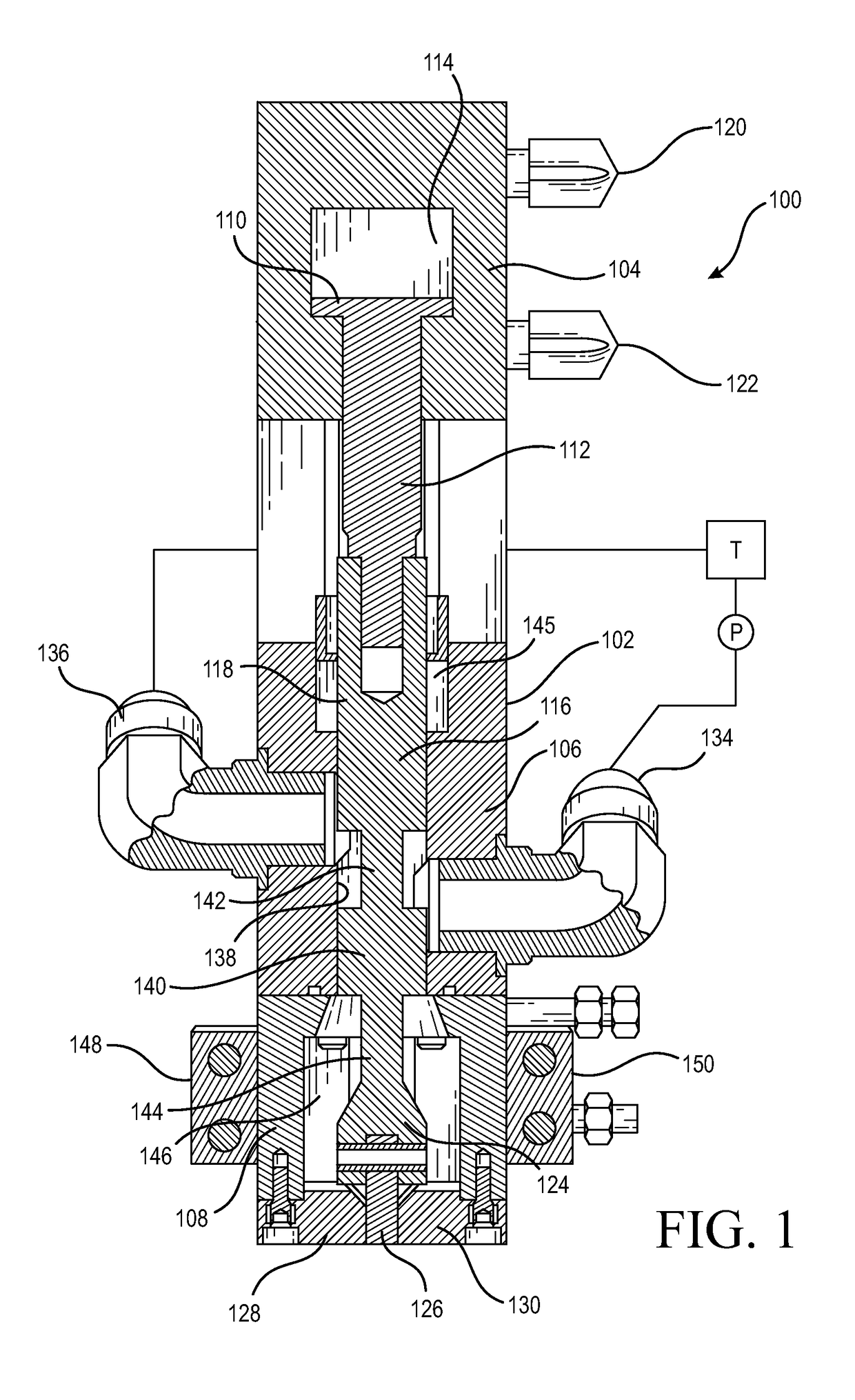 Plunger-type dispensing valve for the rapid deposition of adhesive to road pavement surfaces for enabling the fixation of pavement markers to road pavement surfaces