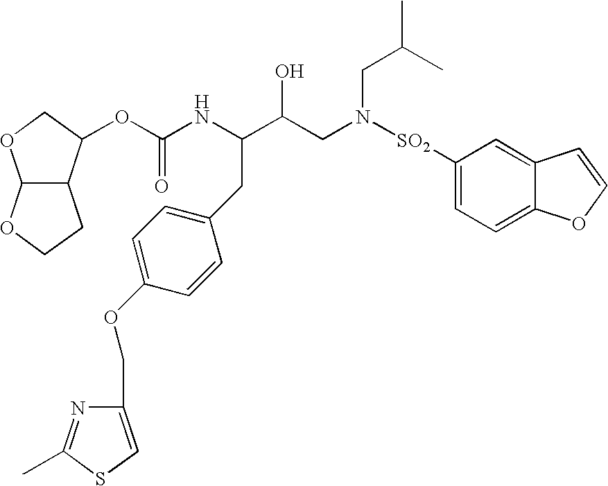 Benzofuran derived HIV protease inhibitors