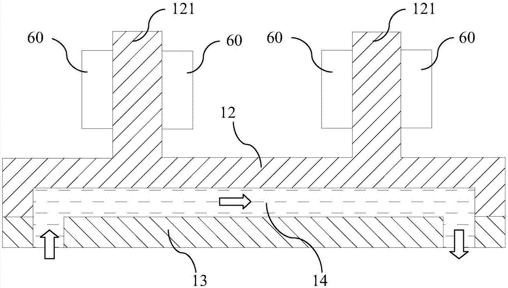 Liquid cooling heat dissipation apparatus and motor controller