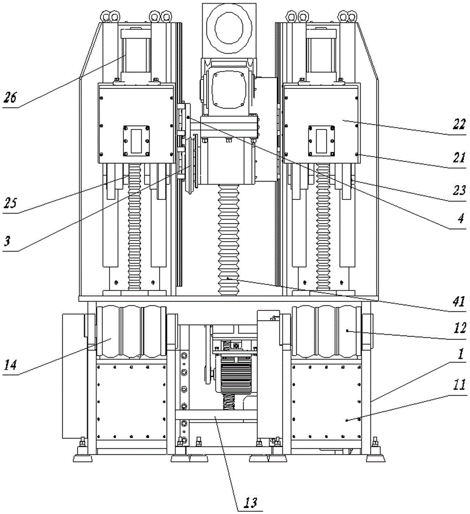 High-efficiency milling and beveling machine for pipes