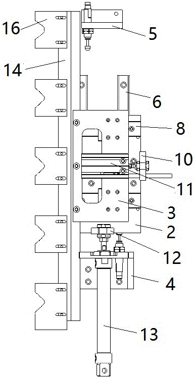 Device for pushing and pulling bearing block of thrust ball bearing