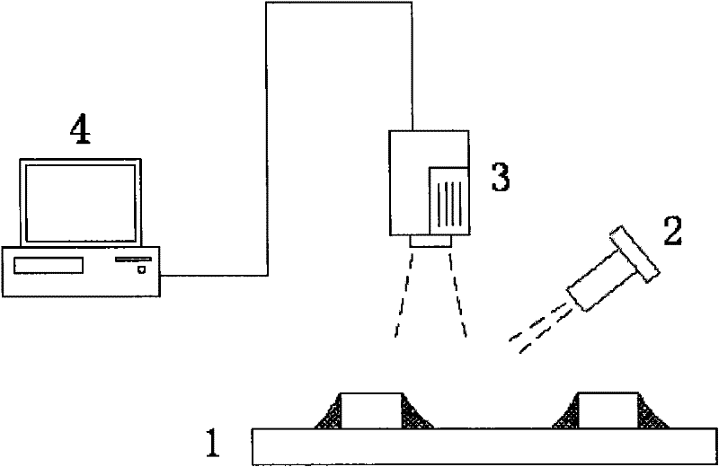 Infrared detection method of faulty soldered joint of printing circuit board