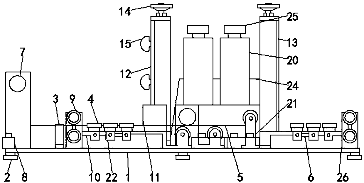 Glass fiber cutting device