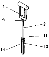 Recovering walking stick and application method thereof