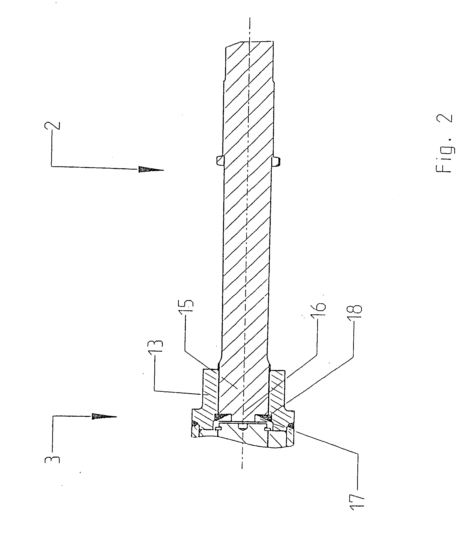 Split stabilizer and process for establishing a toothed connection of the outer rotary part to one of the two stabilizer parts