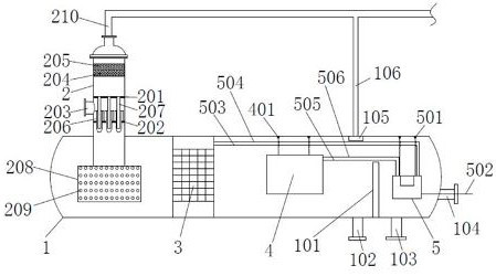 Top-reduced oil-water electrostatic coalescence separation device