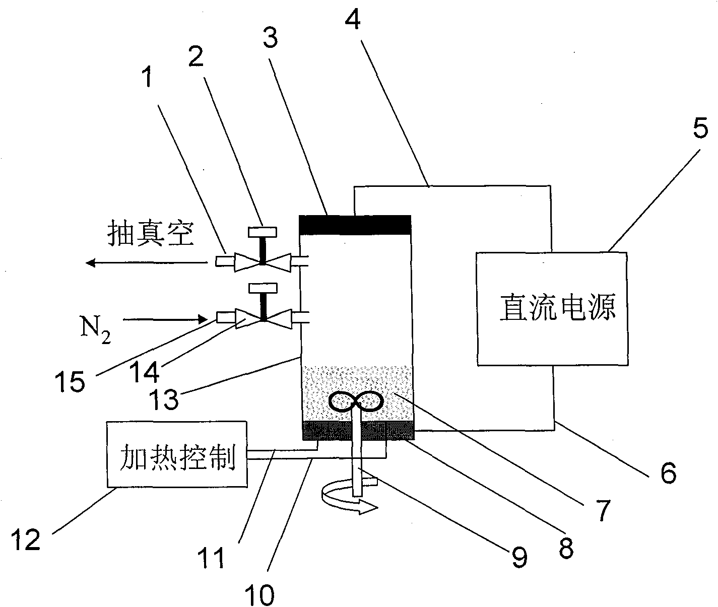 Method for improving corrosion resistance performance of magnesium-based hydrogen storage alloy by using ion nitriding method