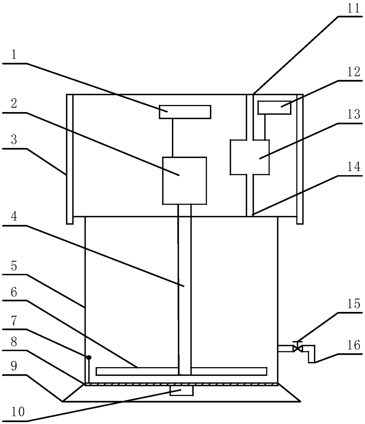 Stirring method of an energy-saving rotary barium meal stirring device