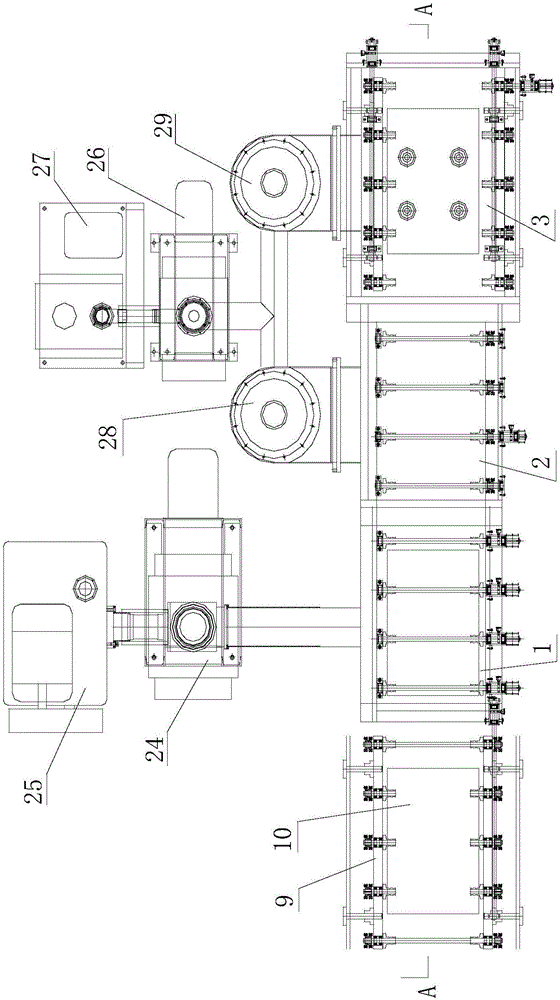 High-efficiency compact magnetic control film plating device and method