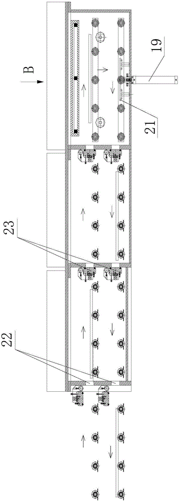 High-efficiency compact magnetic control film plating device and method