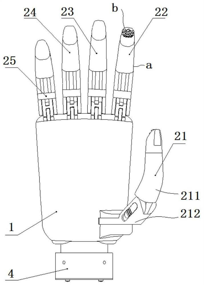 Intelligent bionic prosthetic hand