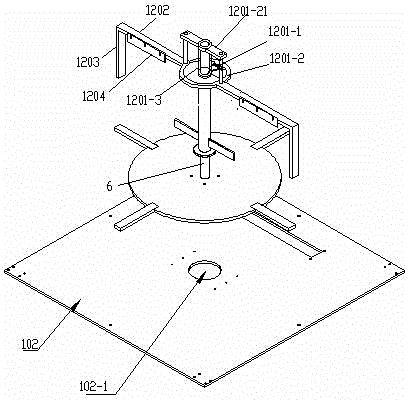 Device and method for removing dust on combustion disk of direct-combustion type biomass particle combustor