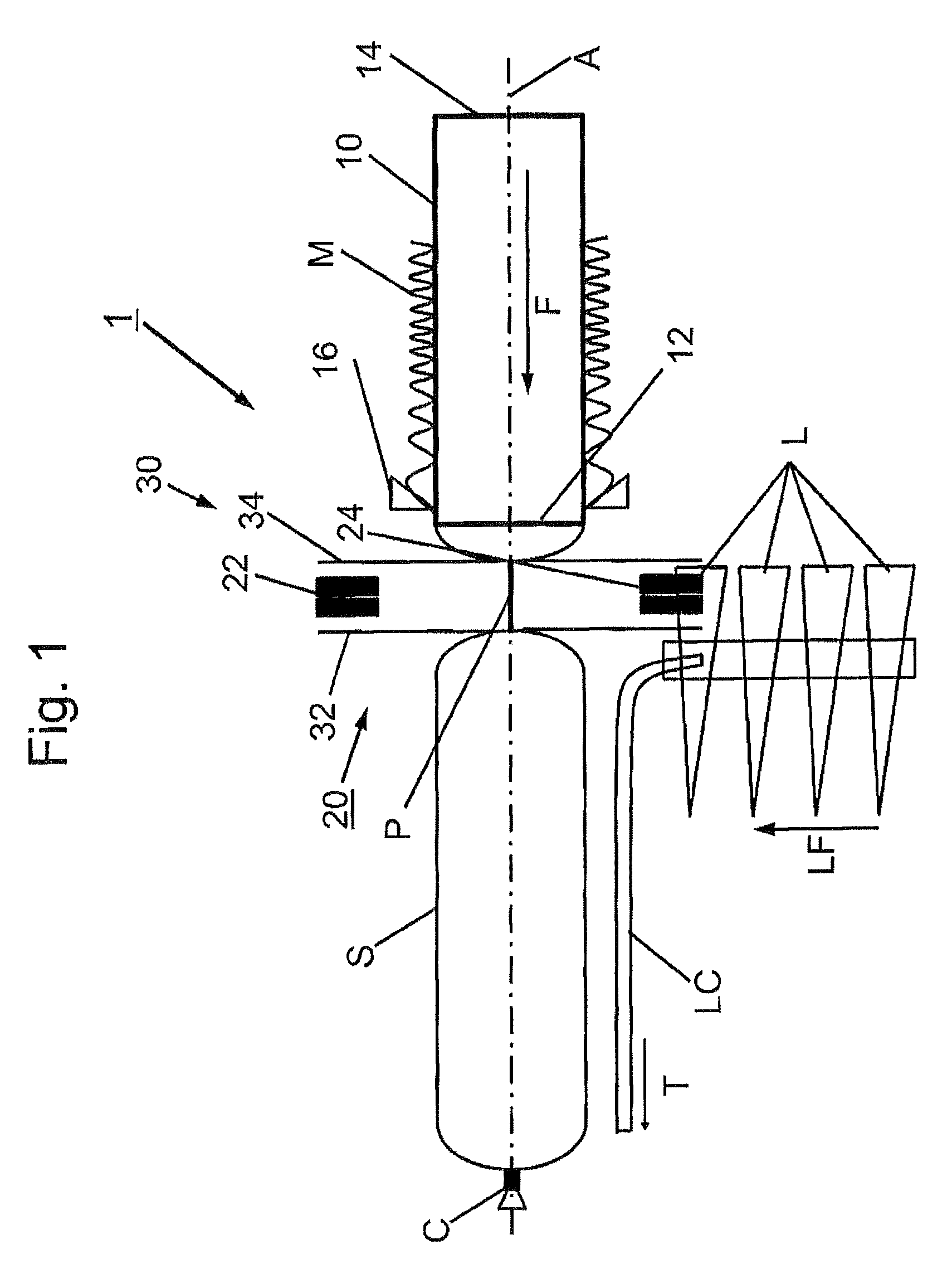Transportation assembly with separation device