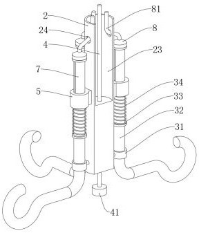 Infusion hanging bracket capable of prompting medicine change