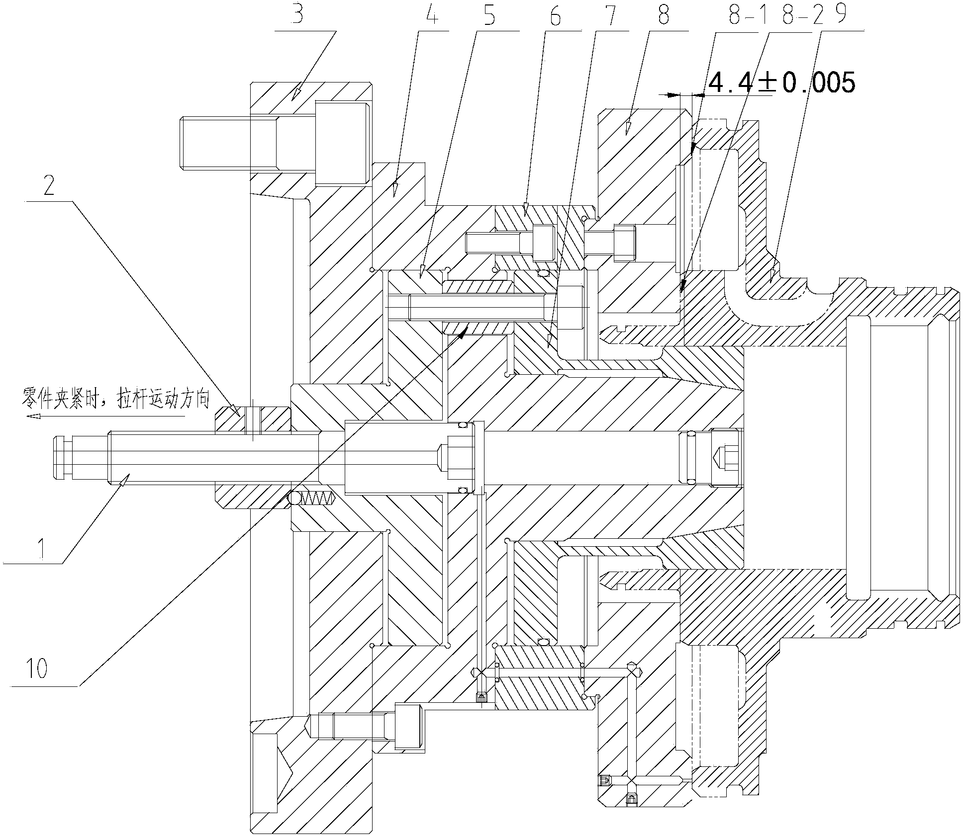 Double-end-face over-locating fixture