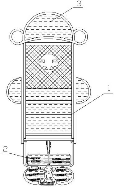 Rocking chair with automatic back-beating function