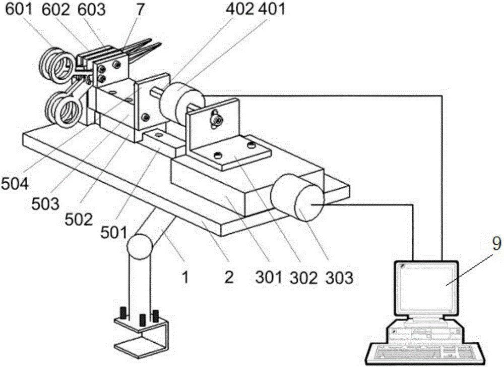 Universal traction device for manufacturing ischiadic nerve tension damage model and applications of universal traction device