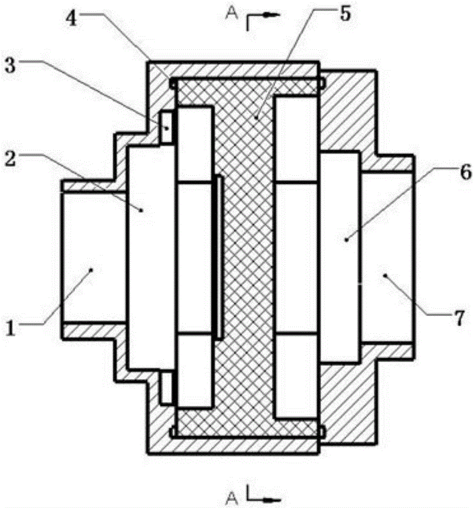 High-power truncated microwave output window