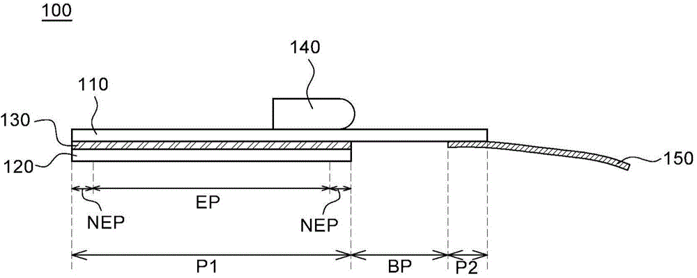 Display device and bending device making same