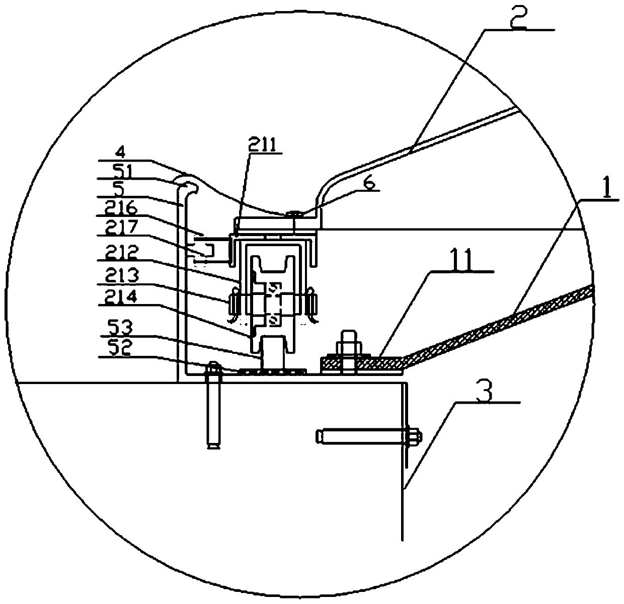 Sliding type deodorization cover