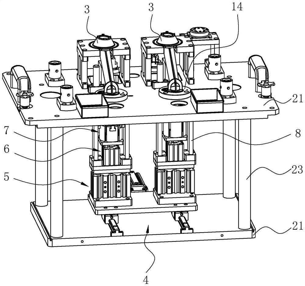 Sealing ring assembling mechanism