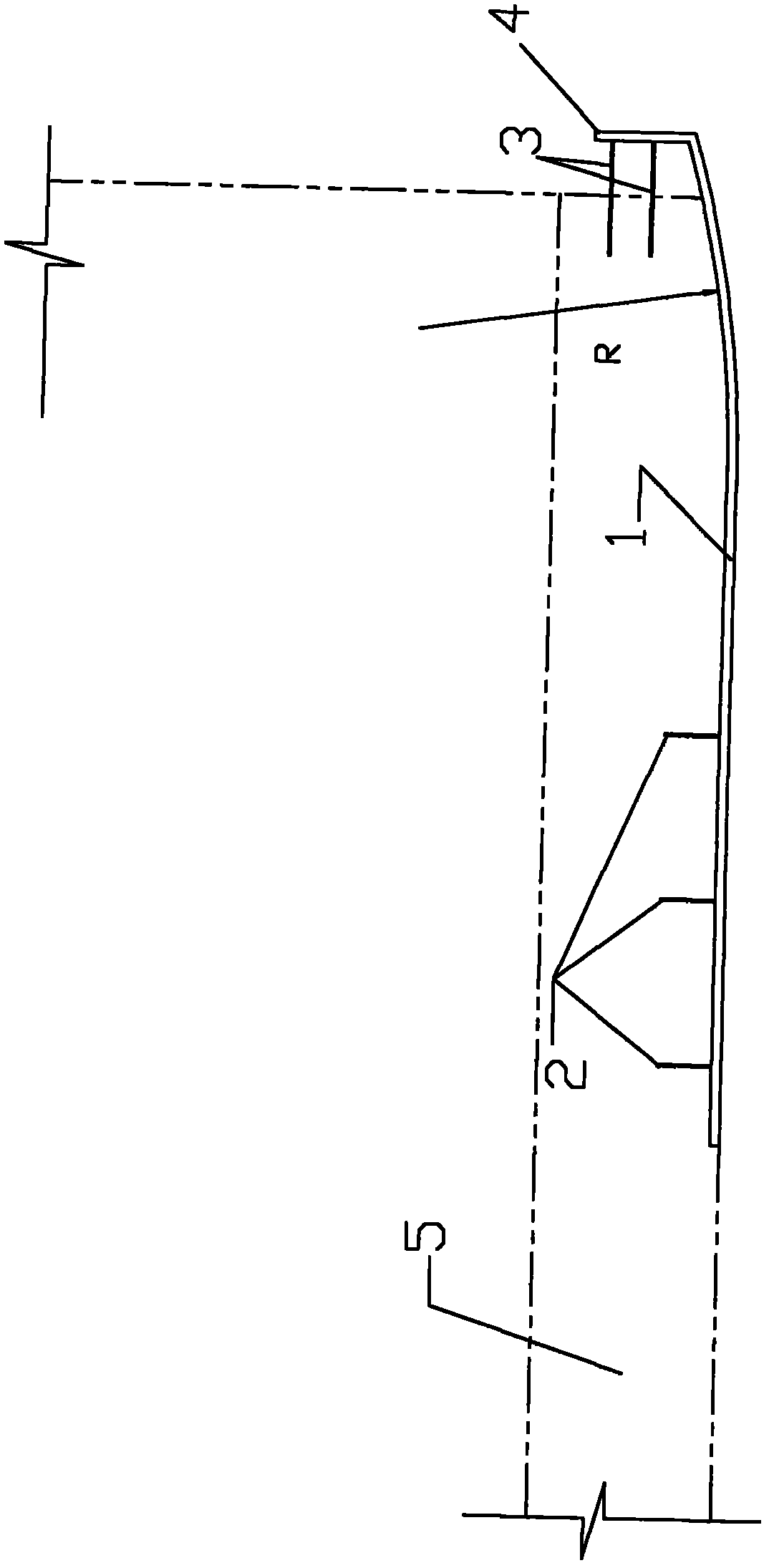 Method for preventing box culvert head drop during box culvert jacking construction and used steel ship bow slope