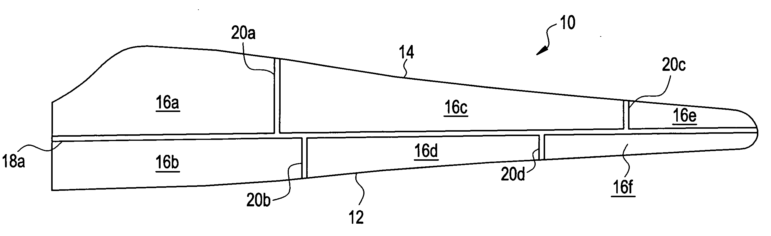 Modularly constructed rotorblade and method for construction