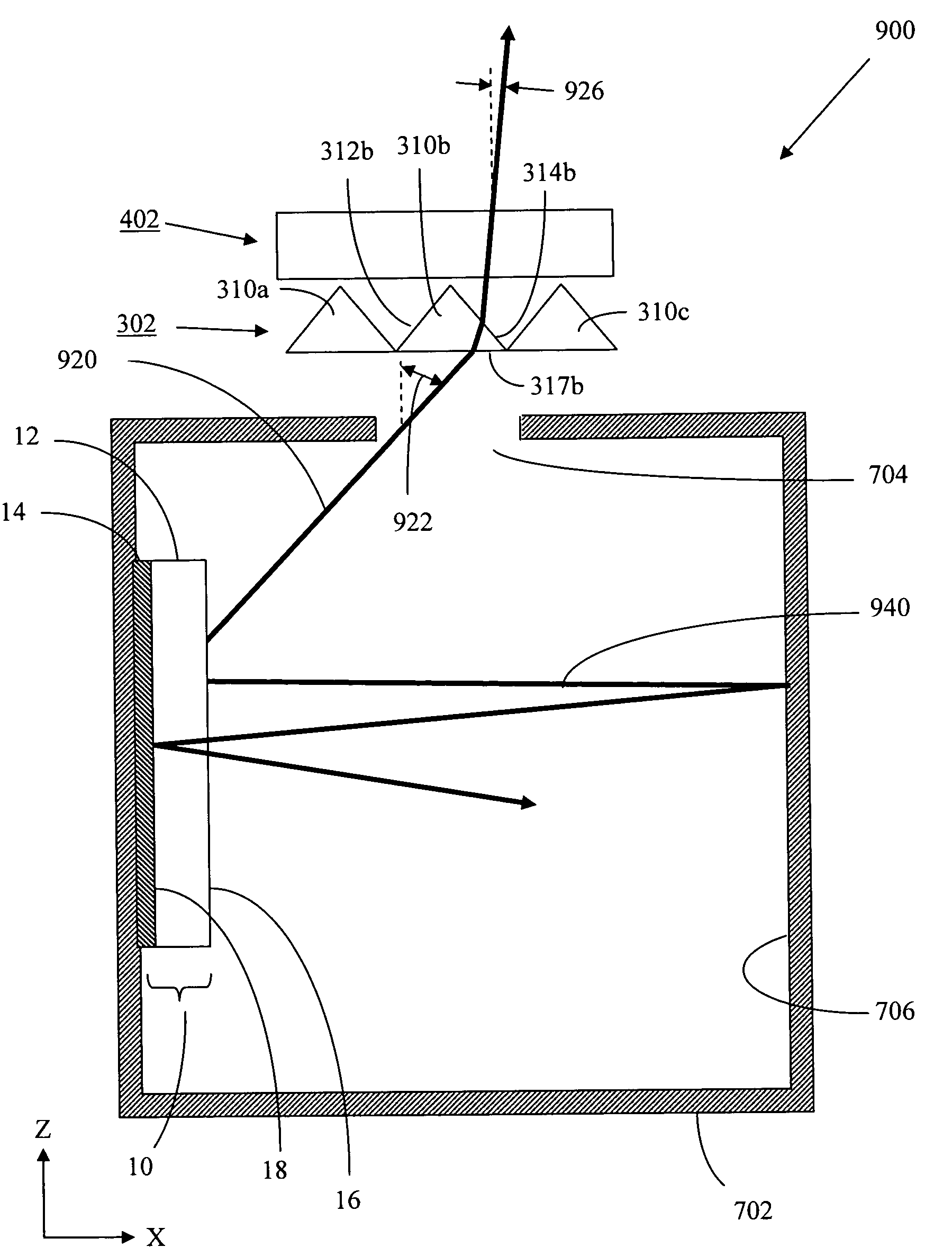 Light recycling illumination systems having restricted angular output