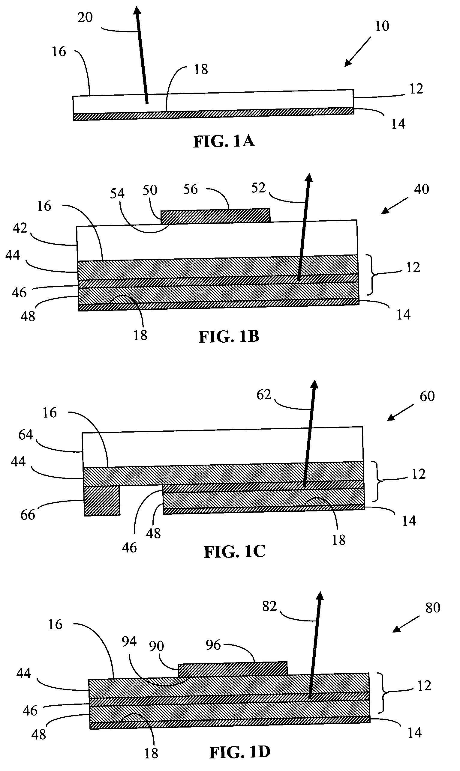 Light recycling illumination systems having restricted angular output