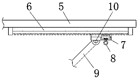 Emergency rescue platform for tunnel