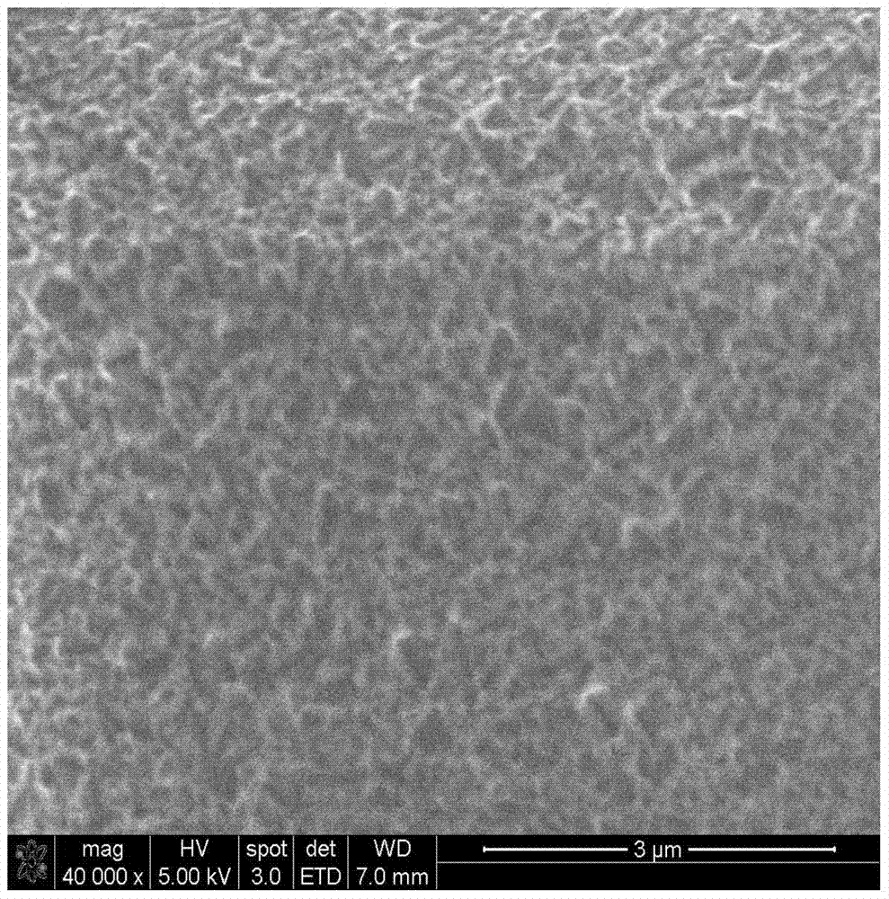 A kind of method for preparing polyaniline electrochromic film by hydrothermal self-assembly