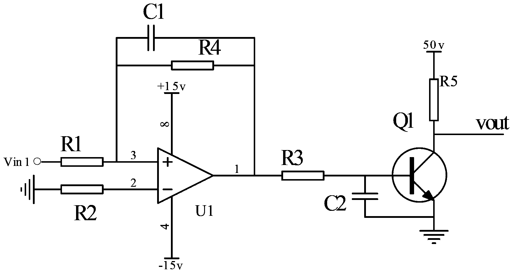 Circuit for restraining self-excitation of capacitive load operational amplifier circuit