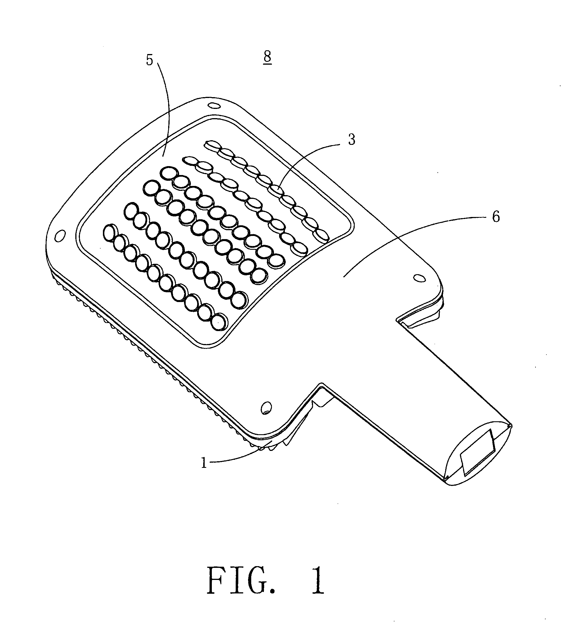 High-power light emitting diode (LED) street lamp and body frame thereof