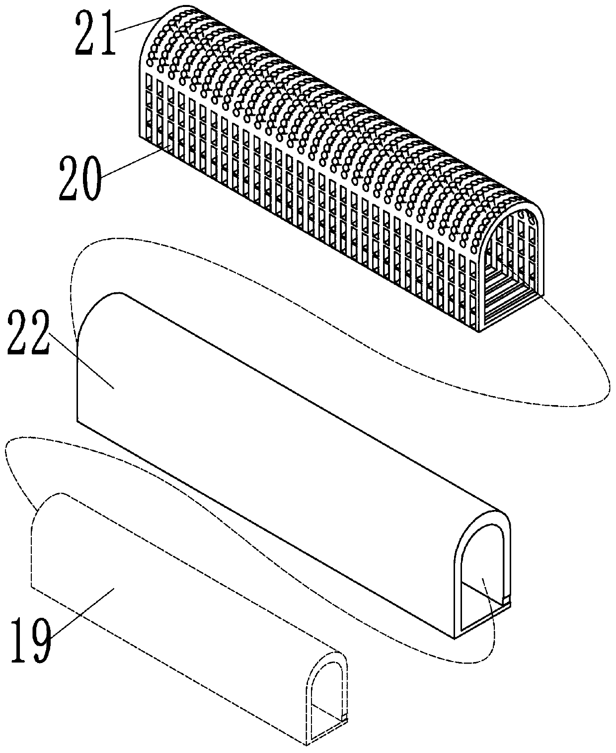 Warehouse hardened pavement and manufacturing method, hardened pavement based warehouse and mounting technology