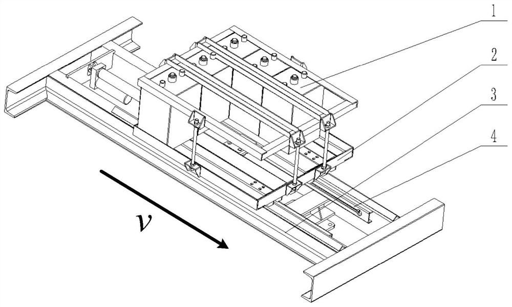 Quick counterweight system of electric tractor and control method of quick counterweight system