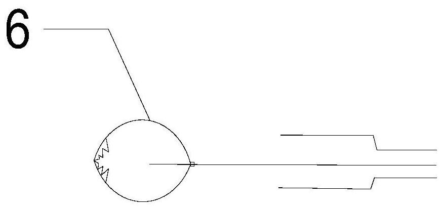 A foreign body removal claw under digestive endoscopy